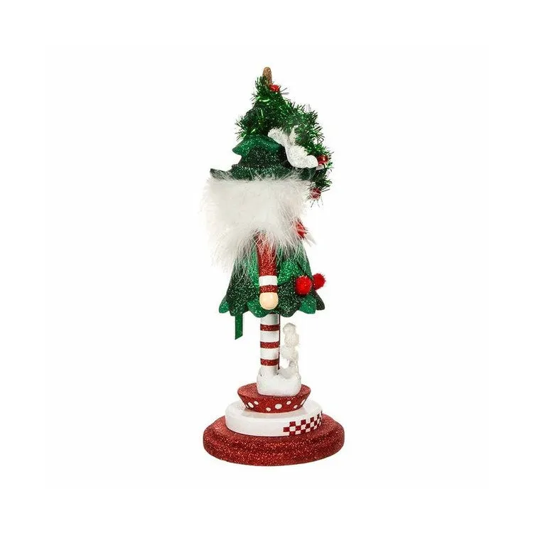 14" Hollywood Cats In Tree Hat Nutcracker