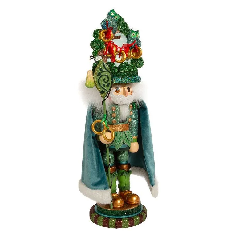 17.5" Hollywood Five Golden Rings Nutcracker