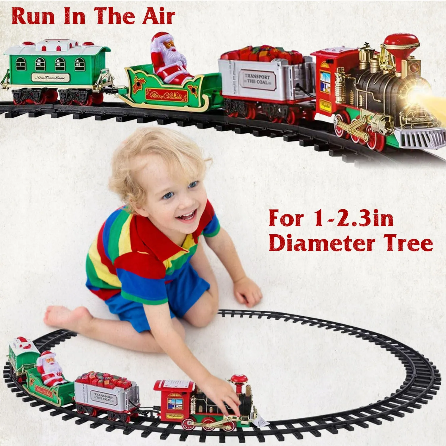 Electric Train Christmas Kid Toy Set