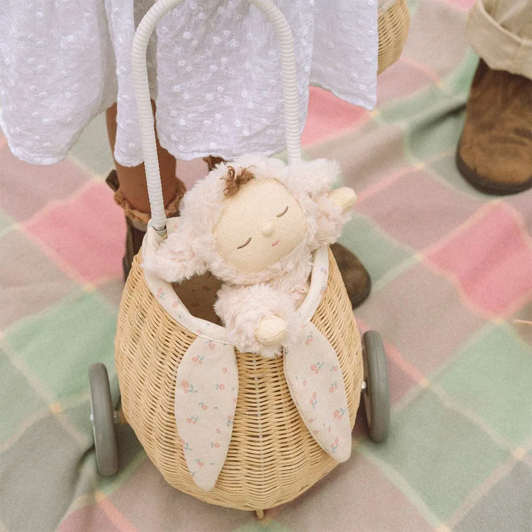 Olli Ella Cozy Dozy Dinkums Lamby Doll - Vanilla  - Pookie
