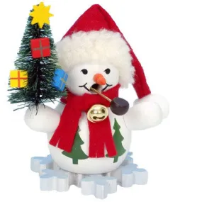 Snowman With Tree Smoker